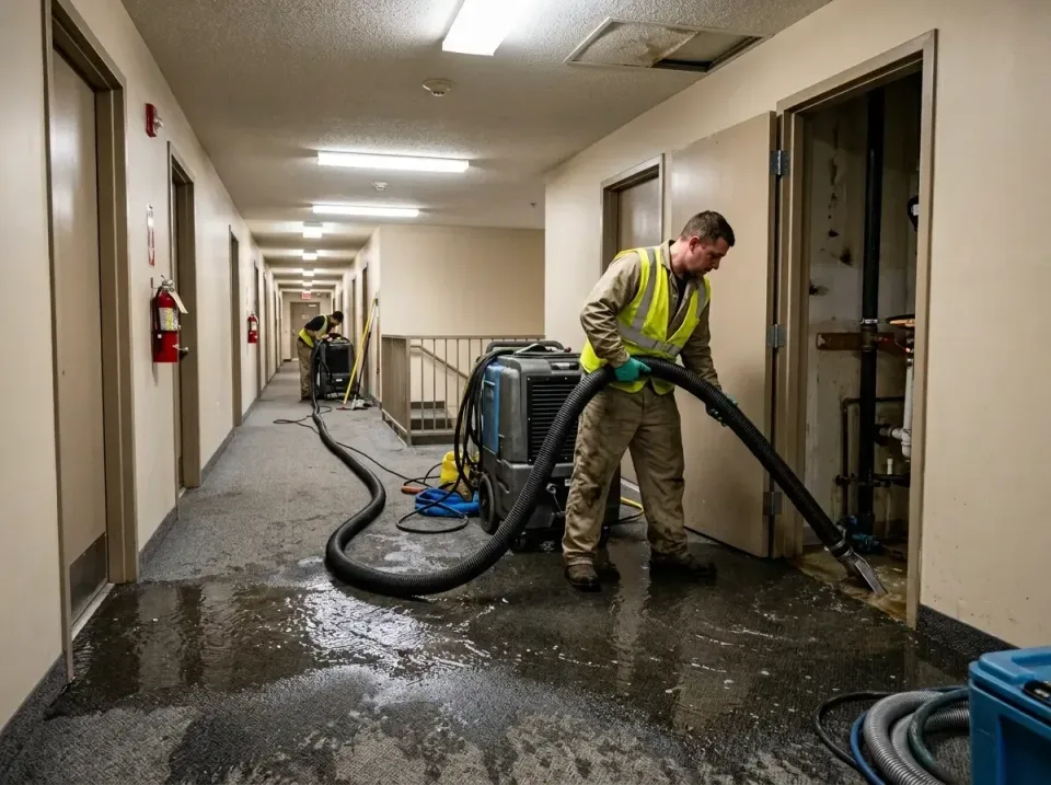 multi-unit-apartment-hallway-f-005 — frequently asked questions, Emergency Burst Pipe Water Extraction & Removal in Satellit…